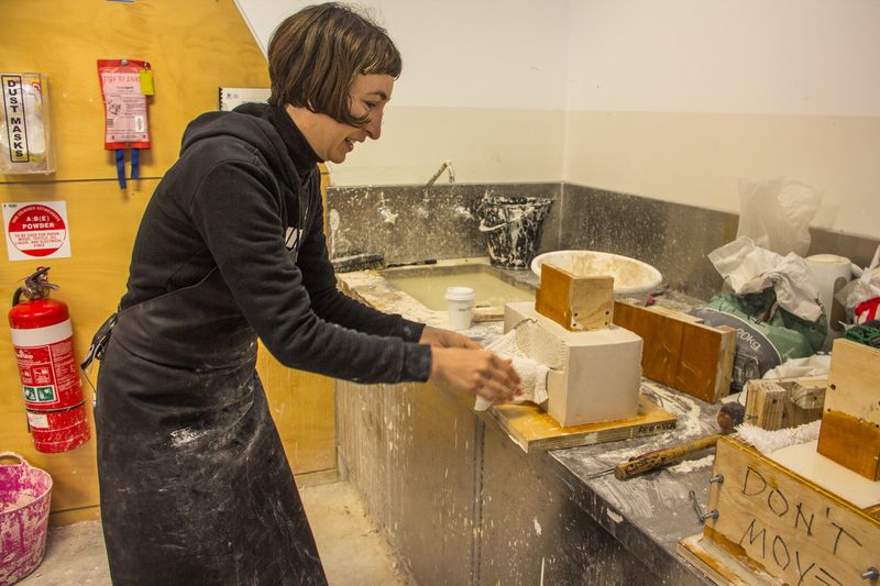 ceramics studio mold