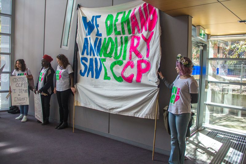 we demand inquiry banner